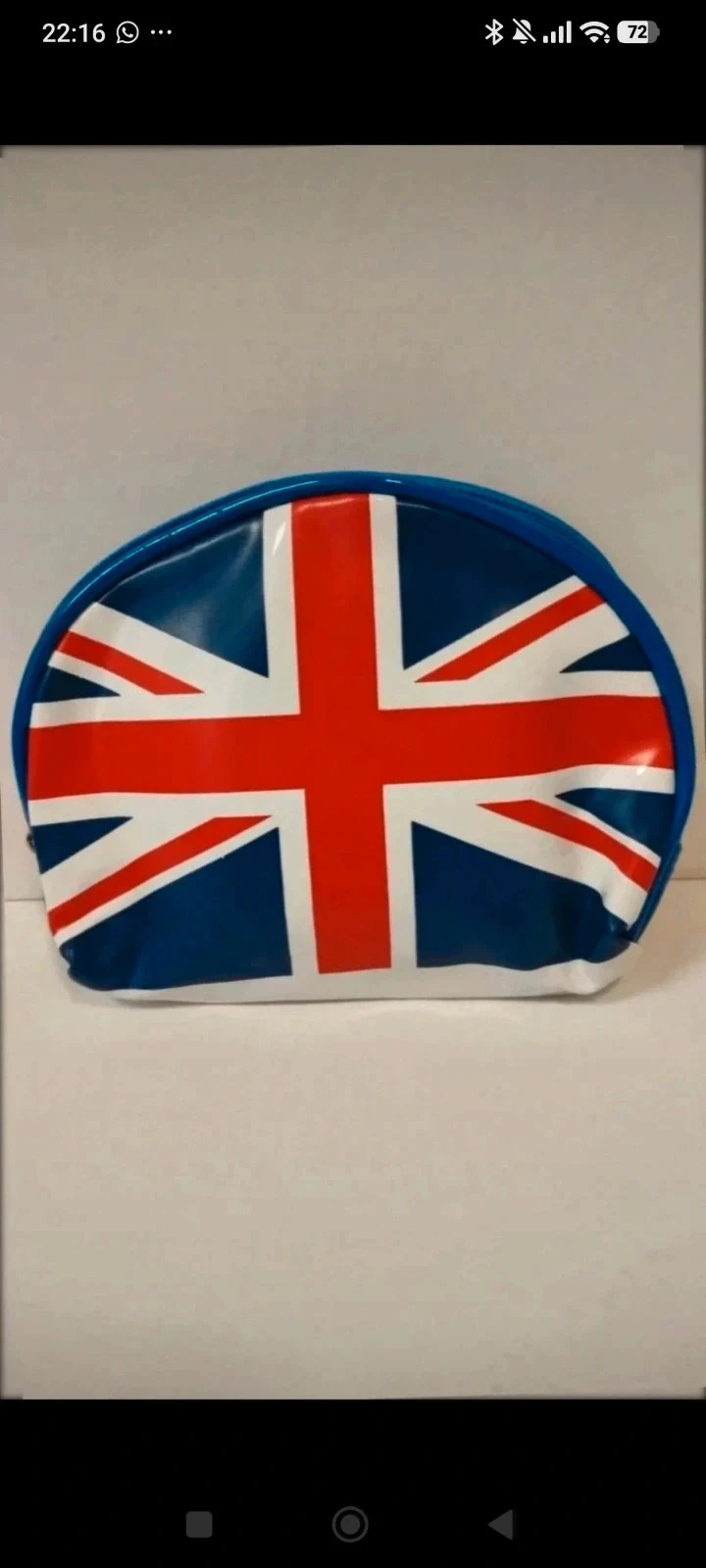 Portemonnee / make-uptasje Union Jack Blauw, rood en wit – 14 × 12 cm – photo 9